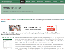 Tablet Screenshot of portfolioslicer.com